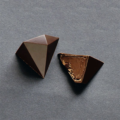 czekoladka z nadzieniem czekoladowym